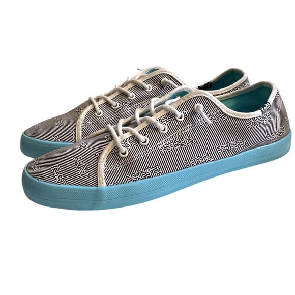 Keds Girl's Youth Sz 6 Kickstart Charm Canvas Rubber Soled Lace-Up Shoes - Picture 3 of 10